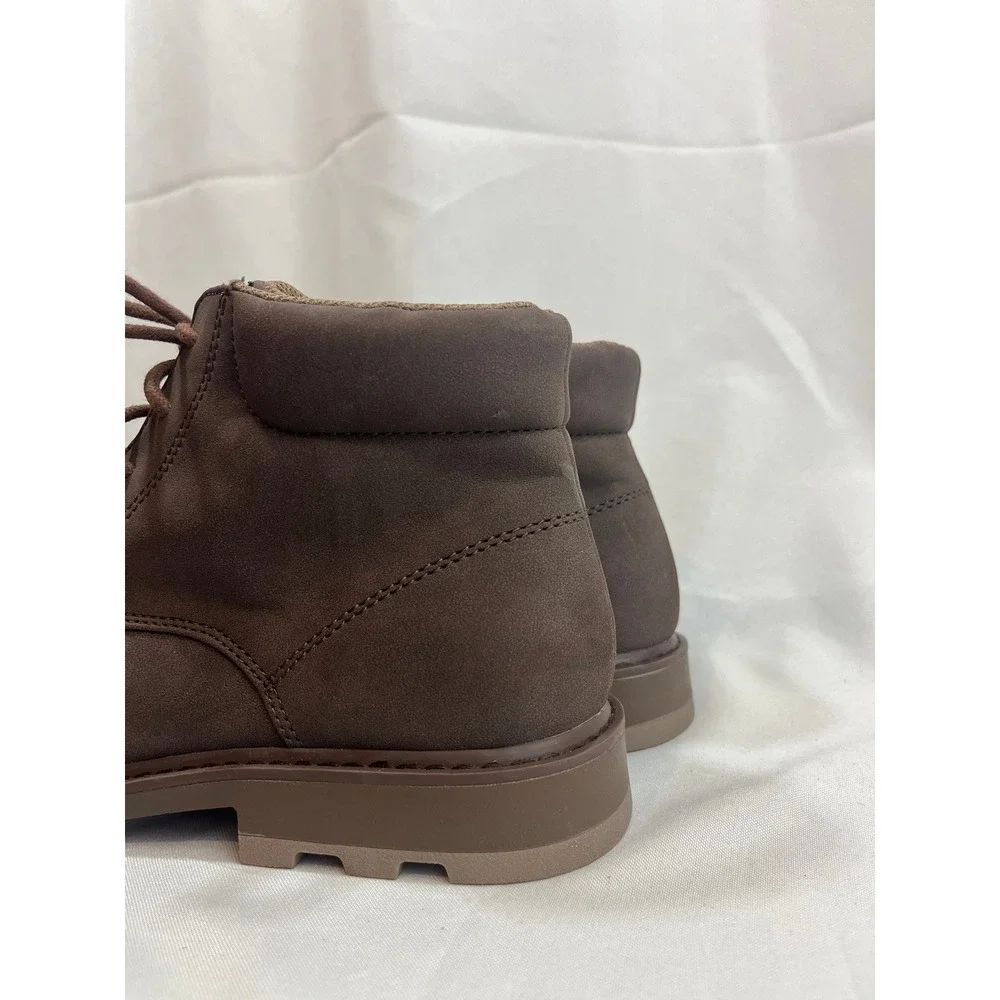 Goodfellow & Co‎ Mens Brown Lace Up Chukka Work Boots Size 9 Lug Sole New